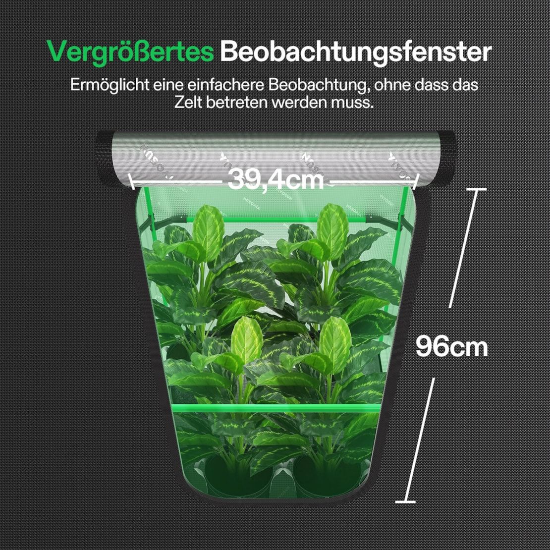 VIVOSUN Growbox Pro 90×90×180 cm