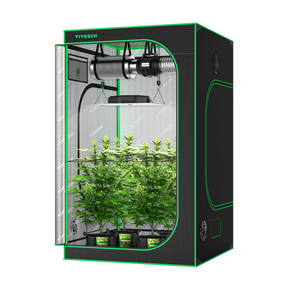 VIVOSUN Growbox Komplettset 120x120x200 cm mit VS4000 LED