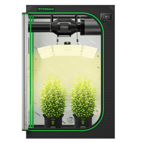VIVOSUN Growbox Komplettset 120x60x180 cm 200W LED