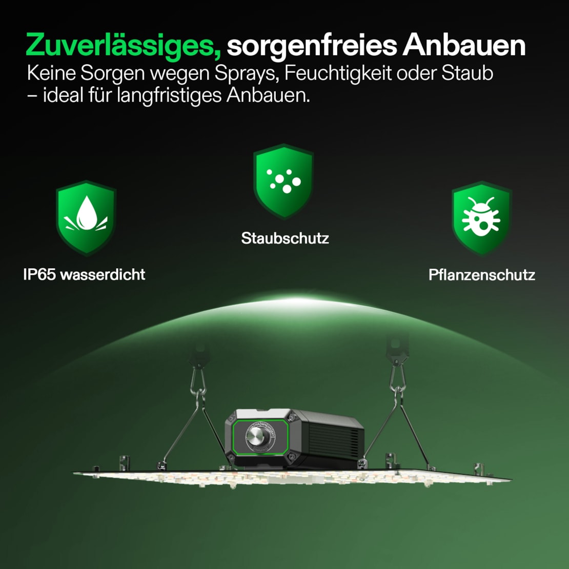 VIVOSUN LumaLight 100W Vollspektrum LED Pflanzenlampe