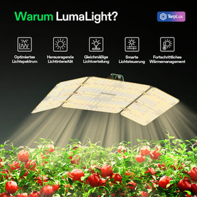 VIVOSUN LumaLight 200W Vollspektrum LED Pflanzenlampe