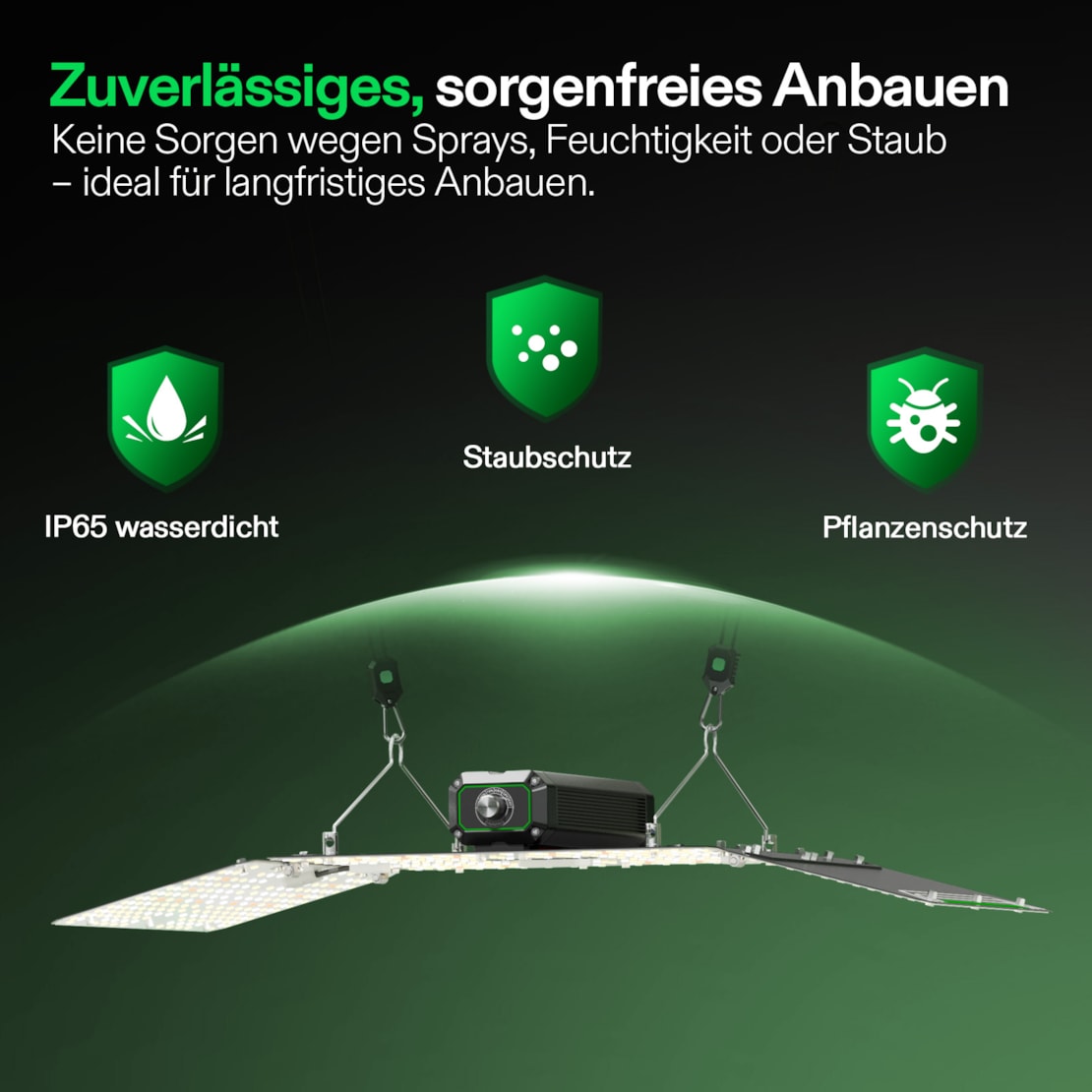 VIVOSUN LumaLight 200W Vollspektrum LED Pflanzenlampe