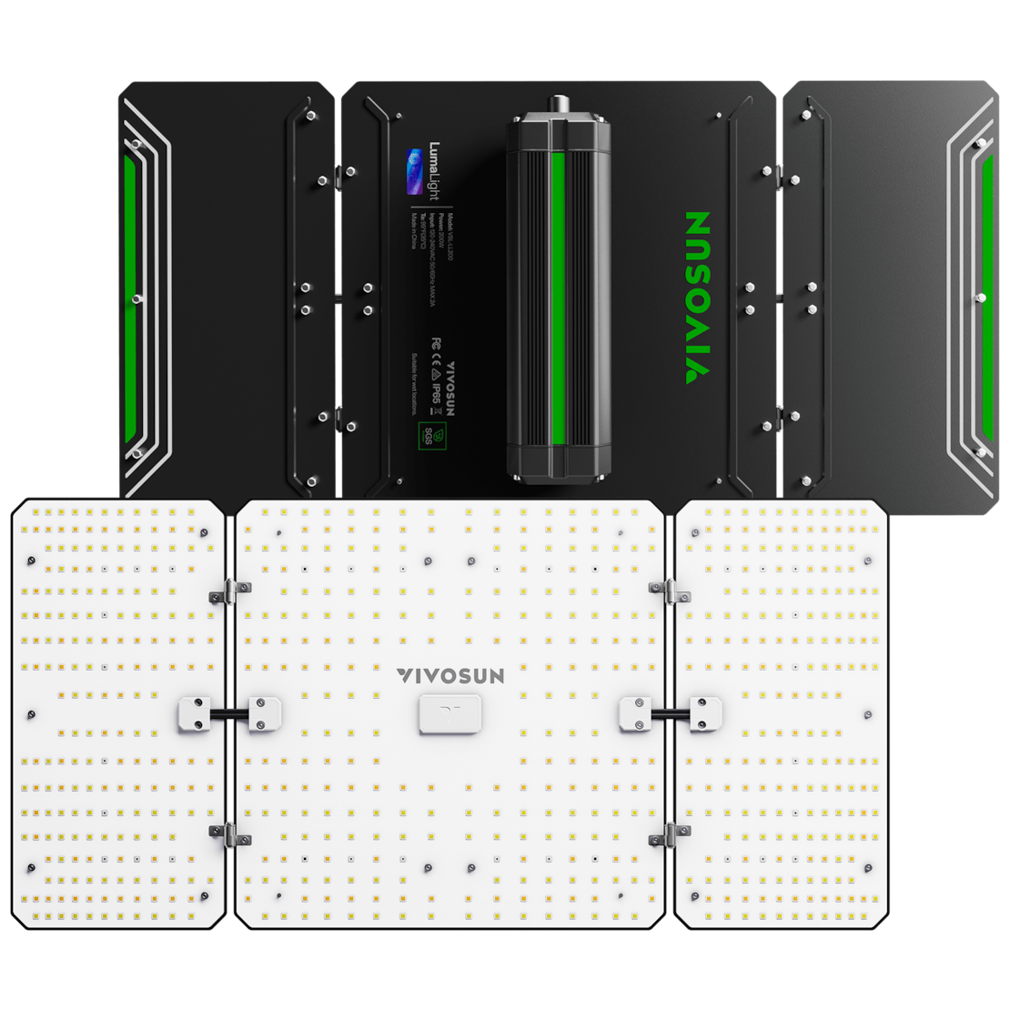 VIVOSUN LumaLight 200W Vollspektrum LED Pflanzenlampe