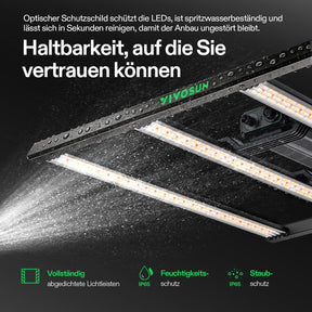 VIVOSUN LumaLight 320W Next Gen Vollspektrum LED Pflanzenlampe