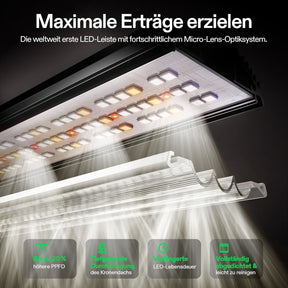 VIVOSUN LumaLight 500W Next Gen Vollspektrum LED Pflanzenlampe