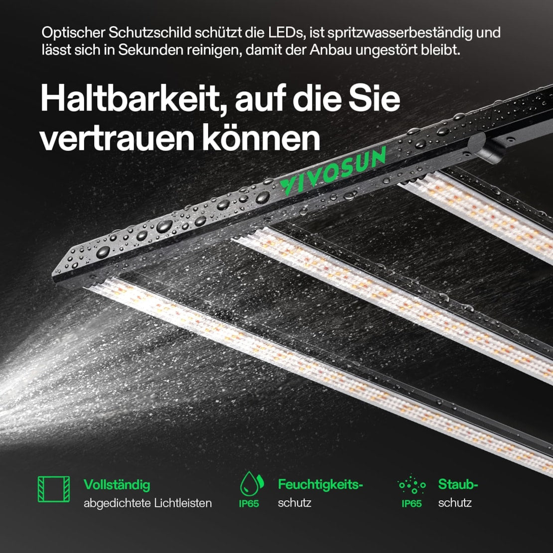 VIVOSUN LumaLight 500W Next Gen Vollspektrum LED Pflanzenlampe