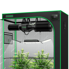 VIVOSUN Growbox Komplettset 120x60x150 cm Aerolight Wing SE LED 200W