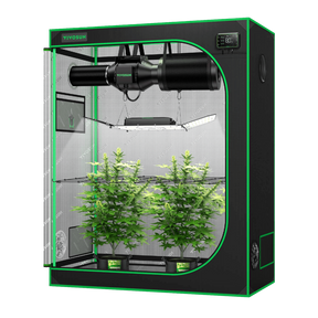 VIVOSUN Growbox Komplettset 120x60x150 cm Aerolight Wing SE LED 200W
