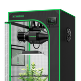 VIVOSUN Growbox Komplettset 60x60x120 cm Aerolight SE LED 100W