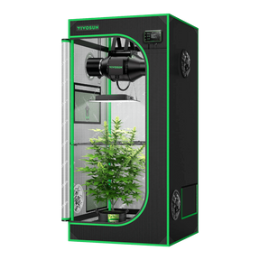 VIVOSUN Growbox Komplettset 60x60x120 cm VS1000 LED 100W