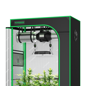 VIVOSUN Growbox Komplettset 90x50x160 cm VS1000 LED 100W
