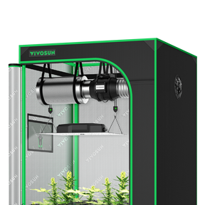 VIVOSUN Growbox Komplettset 90x90x180 cm VS2000 LED 200W