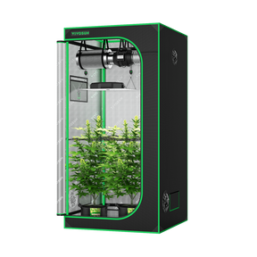 VIVOSUN Growbox Komplettset 90x90x180 cm VS2000 LED 200W