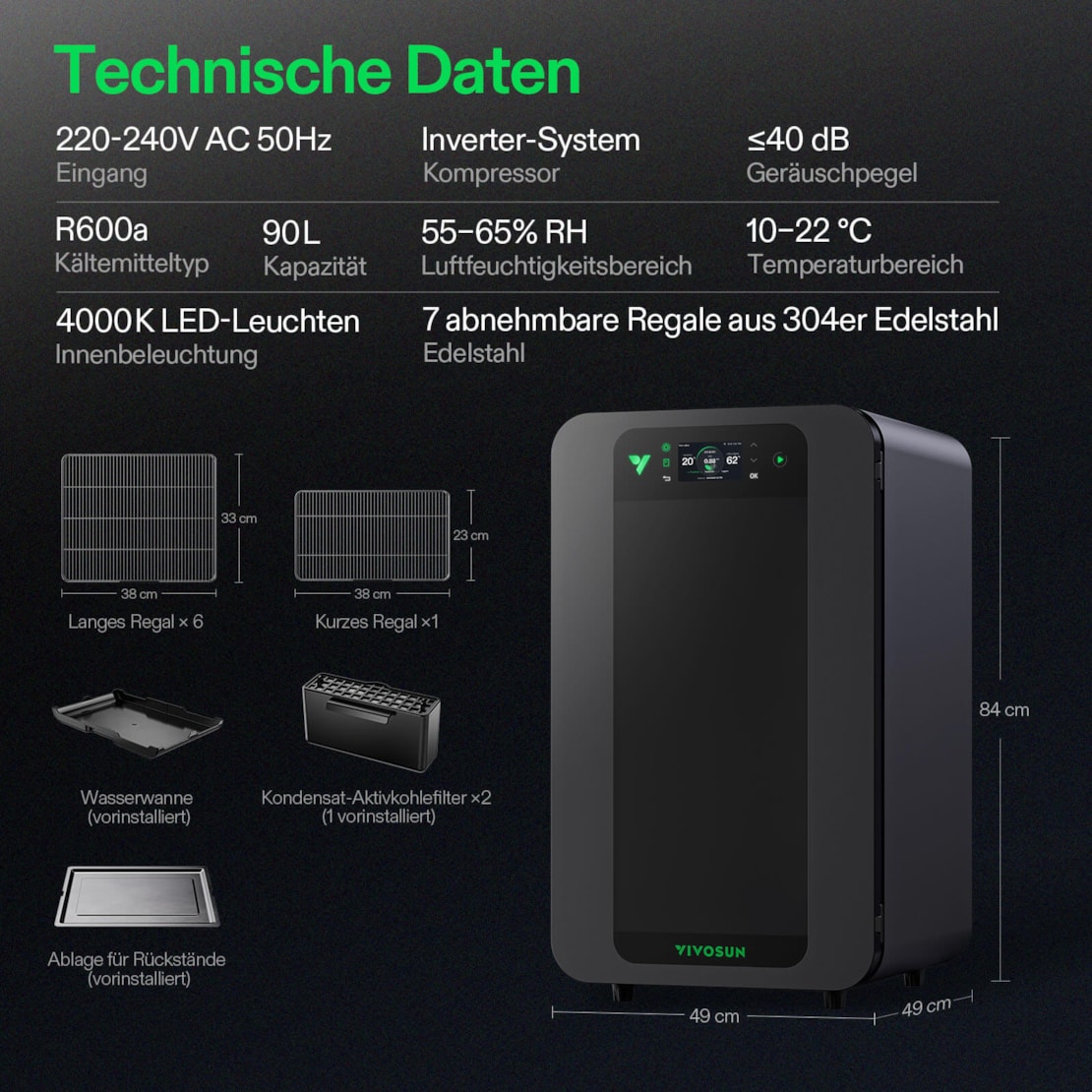 VIVOSUN VCure Smart Post Harvest Box
