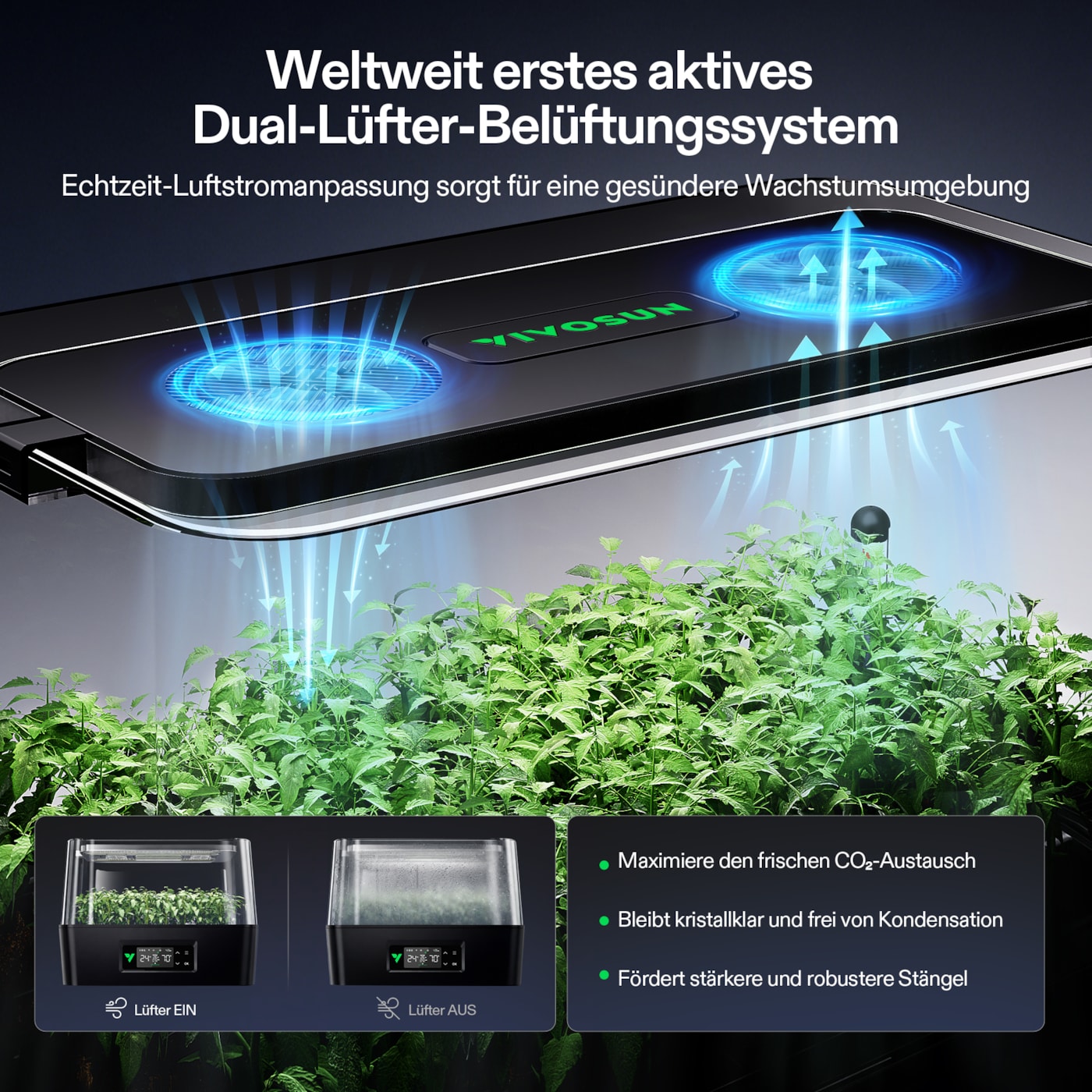 VIVOSUN VSeed S40 Smart Anzuchtsystem mit LED, Heizung und App