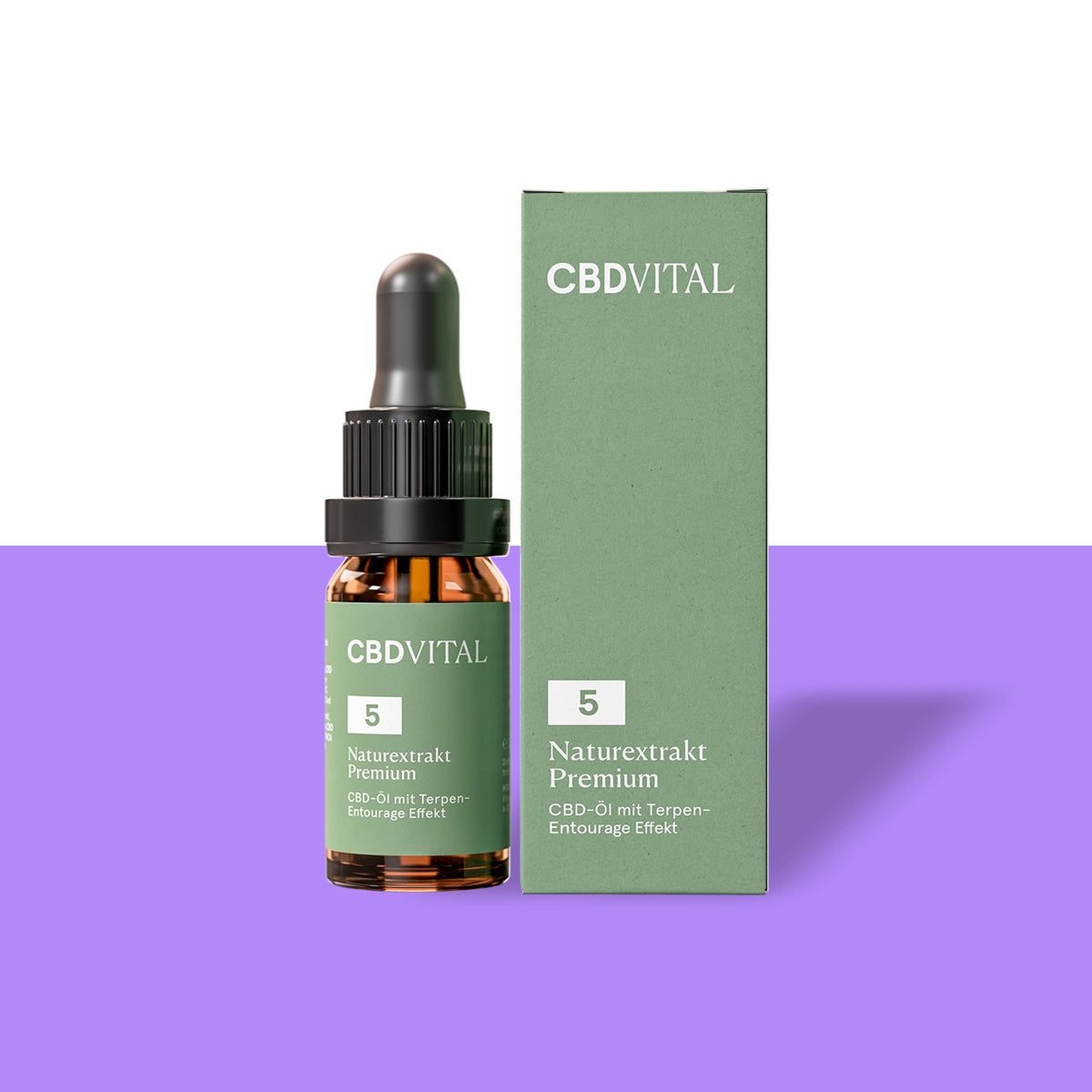 CBD Naturextrakt PREMIUM Öl 5% (10ml) Kaufen ★ CBD-Vital